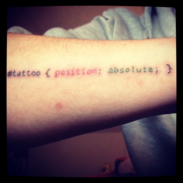 css tattoo