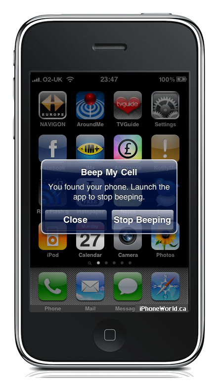 iPhone 3GS homescreen